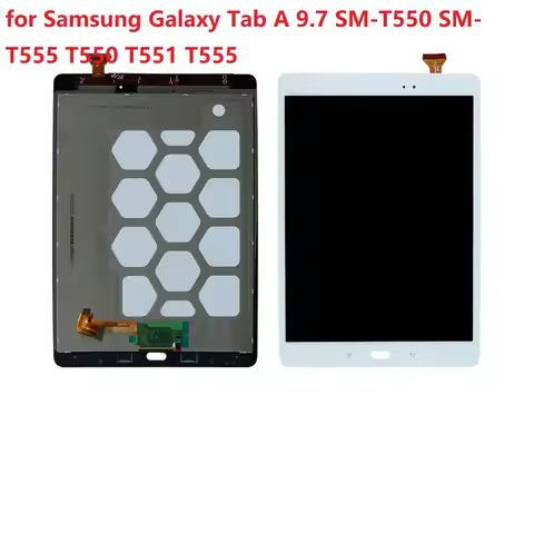 9.7 inch for Samsung Galaxy Tab A 9.7 SM-T550 SM-T555 T550 T551 T555 LCD Display + Touch Screen Digi