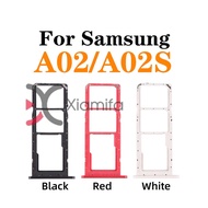 New For Samsung Galaxy A02 A02S SIM Card Tray Slot Holder Sim Tray Replacement Part