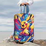 Pikachu Luggage Cover Protector Elastic Suitcase Cover Travel Accessories  18/20/22/24/26/28/30/32 i