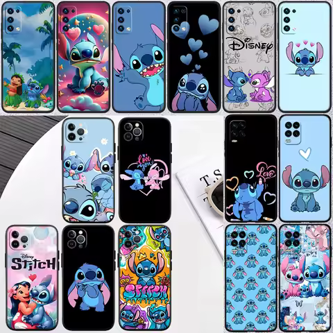 ED25 Lilo Stitch Phone Case for Samsung Galaxy S24 S25 Ultra FE Plus Edge A22 A24 A25 A35 A02S A21S