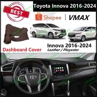 Toyota Innova 2005 - 2024 Dashboard Cover Pad Leather Car Accessories Interior Sun Visor Anti Skid M