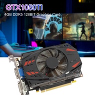 [Fx] GTX1050TI 4GB DDR5 128BIT Graphics Card Single Cooling Fan Good Heat Dissipation HDMI-compatible VGA DVI Computer Gaming Video Card for PC