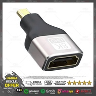 Connector / Connector HDMI Micro Male to HDMI Female Converter 8K 60Hz - for Digital Laptop Camera