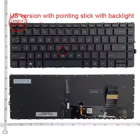 Backlit US/RU NEW keyboard for HP ELITEBOOK 840 G7 840 G8 845 G7 845 G8 745 G7 745 G8 zbook14 G7 zbo