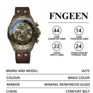 [DISKON] SANGCAKRA JAM TANGAN PRIA FNGEEN JF18 JAM TANGAN KULIT OTOMATIS ORIGINAL AUTOMATIC MEKANIK 