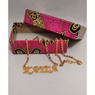 Name Necklace/Gold Plated Necklace/Name Necklace