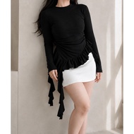 Top JINJU JELLYFISH Knit AprilWanita Wanita