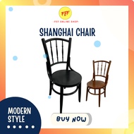 💕FEF SHOP💕Solid Wood Shanghai Kopitiam Dining Chair / Kerusi Morden Rubber Wood