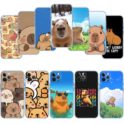 AD13 Cartoon Capybara Phone Case for LG K22 K30 K40 K40S K41 K42 K50 K50S K51 K51S K52 K61 K62 K71 K
