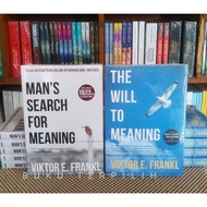 MANS SEARCH FOR MEANING and THE WILL TO MEANING by Viktor E. Frankl (2 books)
