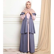 MORZA DRESS Baju Gamis Wanita Terbaru 2020 Dress Wanita Elegant Trendy