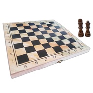Wooden Tournament Chess Set 3 In 1 (Chess & Checkers & Backgammon) 34 CM X 34 CM