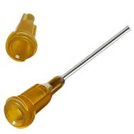10pcs 38mm 1.5-inch 14G-30G Stainless Steel Screw Thread Dispensing Needle,Glue Injection Needle,Pla