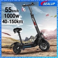 local warranty SEALUP Q7 electric scooter for adult can bear 200KG Motor power 500w/1000w top speed 55km/h sealup electric scooter long distance150km water proof level IP54 Tubeless tire 12 inch electric scooter ebike