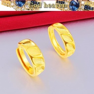 916 Gold Hot Sale Men and women couple ring opening adjustable ring jewelry high quality