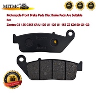 Motorcycle Front Brake Pads Disc Brake Pads Are Suitable For Zontes G1 125 G155 SR U 125 U1 125 U1 1