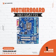 Motherboard H61 socket Lga1155 second hand Complete with warranty and back panel