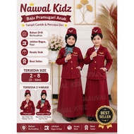 New Maroon Children's Flight Attendant Uniform Long skirt flight attendant/
