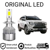 AM 2pcs H11 COB LED Remote Headlight for ISUZU MU-X GEN2 CAR