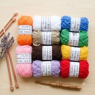 10 Colorful 2-ply Small Wool Yarn Set