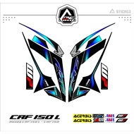 HONDA STRIPING CRF150 LHONDA MOTIF 12 CRF150L/ STICKER/ CRF150 STRIPING/ / CRFHONDA CRF150L/ CRF/ 15