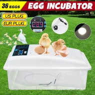 New 36 Eggs Automatic Digital Turning Incubators Chicken Chick Farm Hatcher Temperature Control for