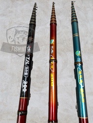 JORAN TEGEK KOLONG SET MURAH ORCA TJL/EMRAN PANJANG 180CM-450CM FIBER RUAS PENDEK REELSEAT & TOKOZ