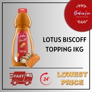 LOTUS BISCOFF TOPPING 1KG MADE IN EU TOPPING SAUCE 1KG CAFE BAKERY ICE CREAM