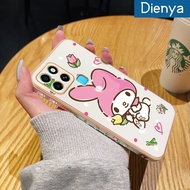 เคส Dienya สำหรับ Infinix Smart 6 HD Smart 6 Plus Smart 6 Plus 7เคสลายการ์ตูนเมโลดี้ใหม่กรอบสี่เหลี่