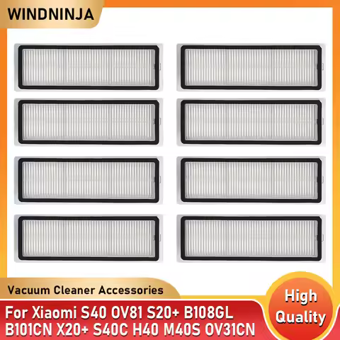 HEPA Filter For Xiaomi S40 OV81 S20+ B108GL B101CN X20+ S40C H40 M40S OV31CN Robot Vacuum Cleaner Re