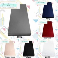 Plain Zippered Foam Mattress Cover Size 80x200 90x200 100x200 height 15cm 20cm