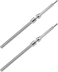 Micro Traders 2Pcs Winding Stem Compatible with 2813 8205 Movement Accessories
