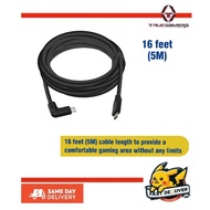 16FT USB 3.2 Gen 1 Right Angle C to C Cable for Quest Link