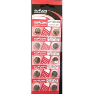 Button Battery LR1130/LR54 Mercury AG10 1.55V One Card 10pcs~