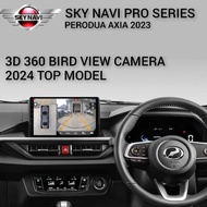 PERODUA AXIA 2023 ANDROID PLAYER WITH 360 CAMERA