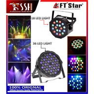 36W 36 LED Stage Light RGB Par Light DMX512 Master Slave LED Flat DJ Equipment Controller Discos