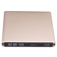 Pemacu Optik Kombo Blu-ray USB3.0 Aloi Aluminium, Perakam Blu-ray DVD-RW Luaran BD, Menyokong Filem 