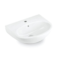 SORENTO-SRTWB243 Ovale Wall Hung Basin (included basin tap, waste & flexible hose)