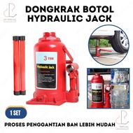 Dongkrak Mobil Botol 3 Ton Hidrolik Hydraulic Jack Mobil Besar Kecil