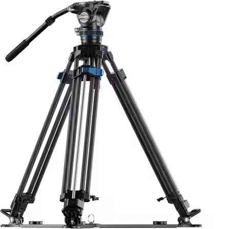 SIRUI SQ75 aluminum Carbon Fiber Video Tripod with Hydraulic Fluid HeadDual Quick-Release Plate Mode