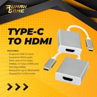 USB C-TYPE C TO HDMI CONVERTER USB 3.1 TYPE C TO HDMI/