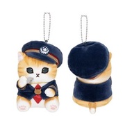 [日本代購/現貨/預購]mofusand 鯊魚貓 東京站 站長造型 掛飾公仔