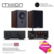 Mission 778x Integrated Amplifier with DAC + Mission LX-3 Bookshelf Speakers | Hi-Fi Combo | Music S