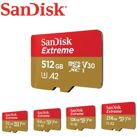 Sandisk A2 195MB/S TF Memory Card 512GB 256GB 128GB 64GB 32GB TF Micro SD Microsd