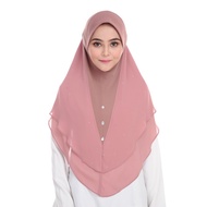 Habibi Noura Tudung Lateefa (Pink)