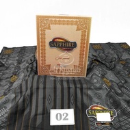 Sarung Sapphire Motif SKJ Kawung Jacquard