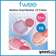 [fwee] Mellow Dual Blusher 12 Colors_From Korea
