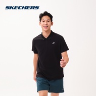Skechers Men Walking Performance Polo Tee - SP226M133-0018 Lelaki