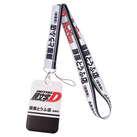 ER1866 Initial D Bank Credit Card Holder Wallet Bus ID Name Racer Card Holder Business Card Holder J