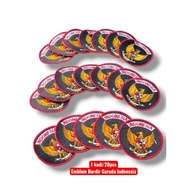 Wholesale 1kd/ 20pcs Garuda Indonesia Embroidery Badge Garuda Indonesia Bet Garuda Indonesia Uniform